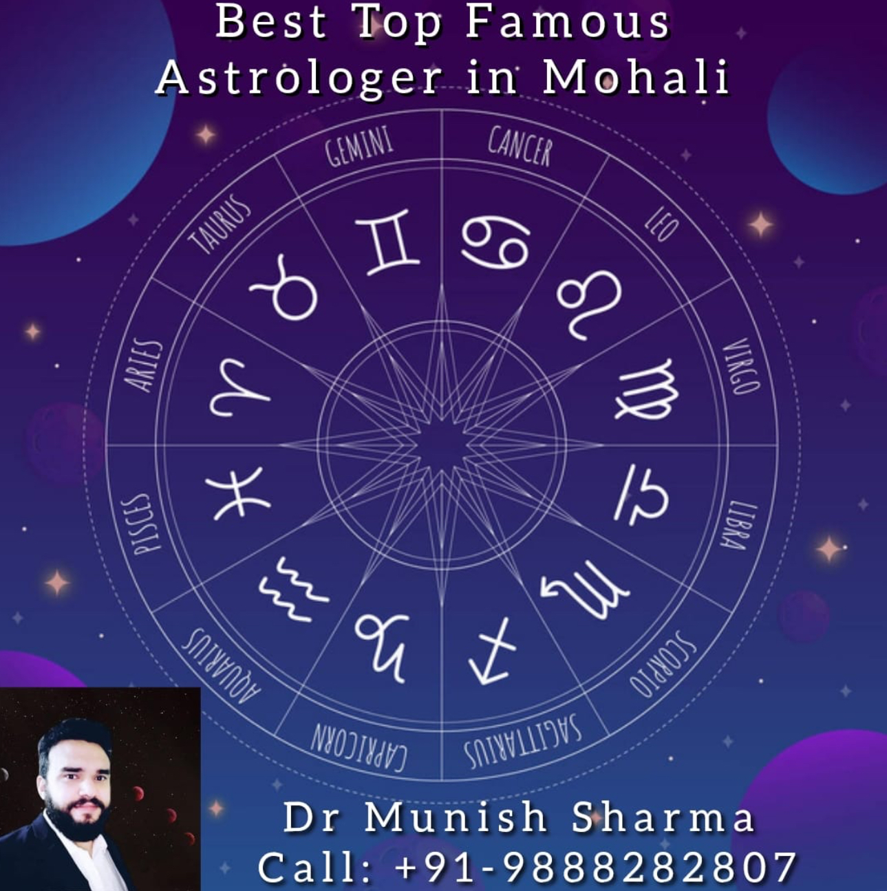 Read more about the article Best Top Famous Astrologer in Mohali – Dr Munish Sharma